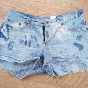 Lucky Jean shorts bleached Cutoffs